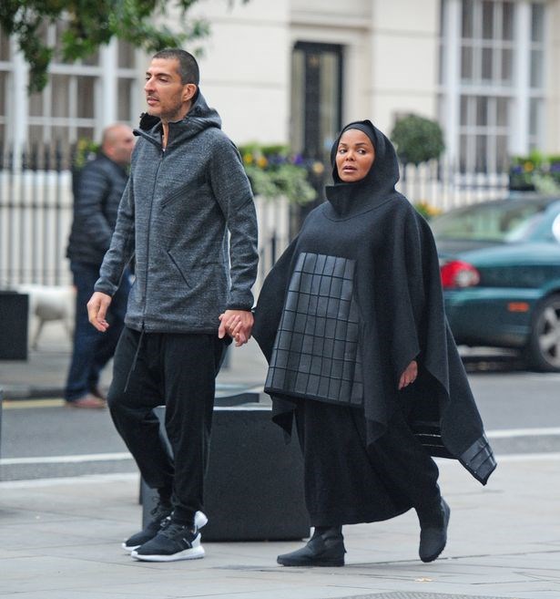 Heavily pregnant Janet Jackson and her husband Wissam Al Manna